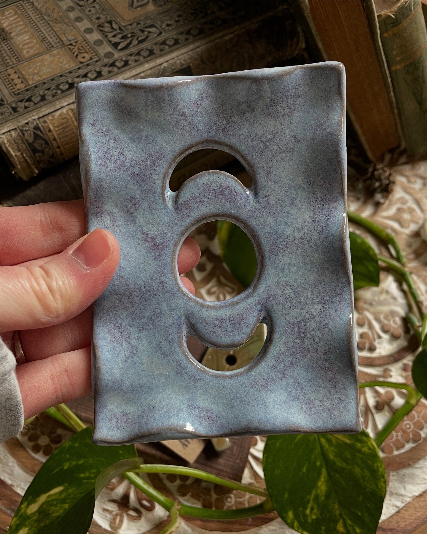 Lavender Mist Moon Soap Dish