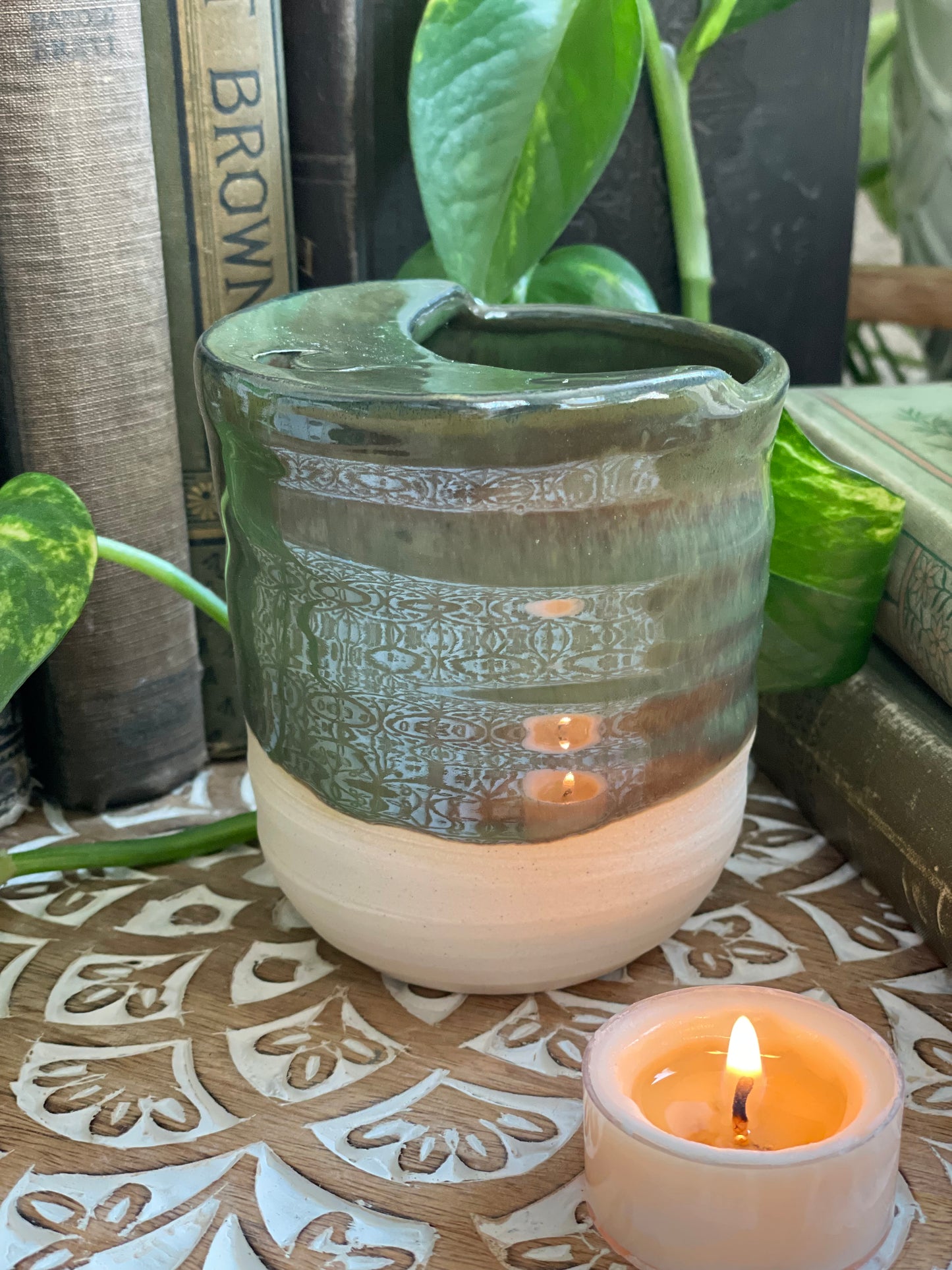 Enchanted Green Moon Travel Mug