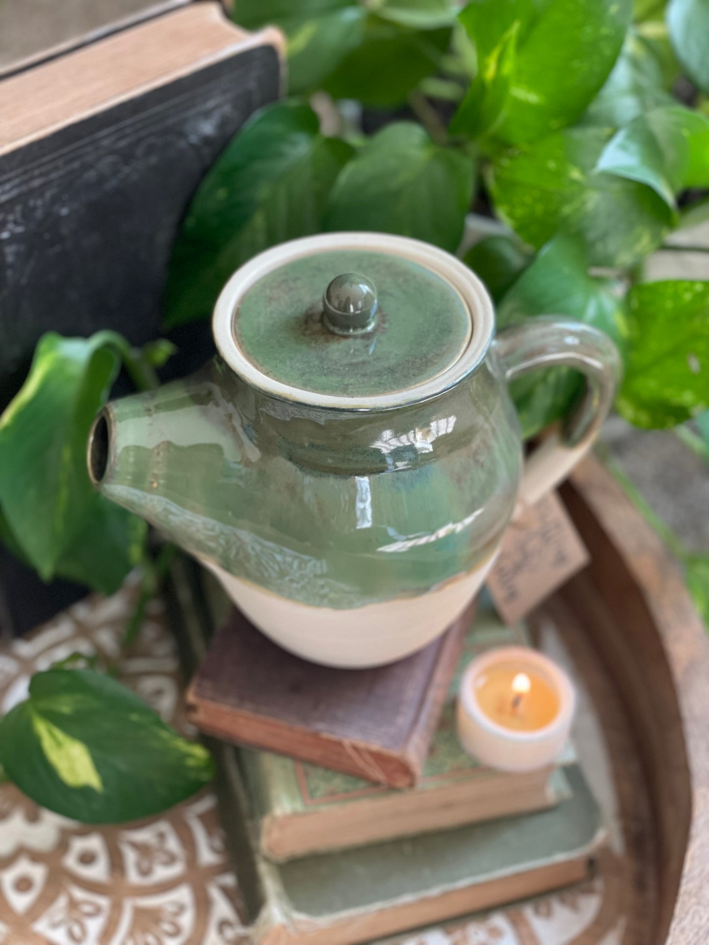 Enchanted Green Teapot