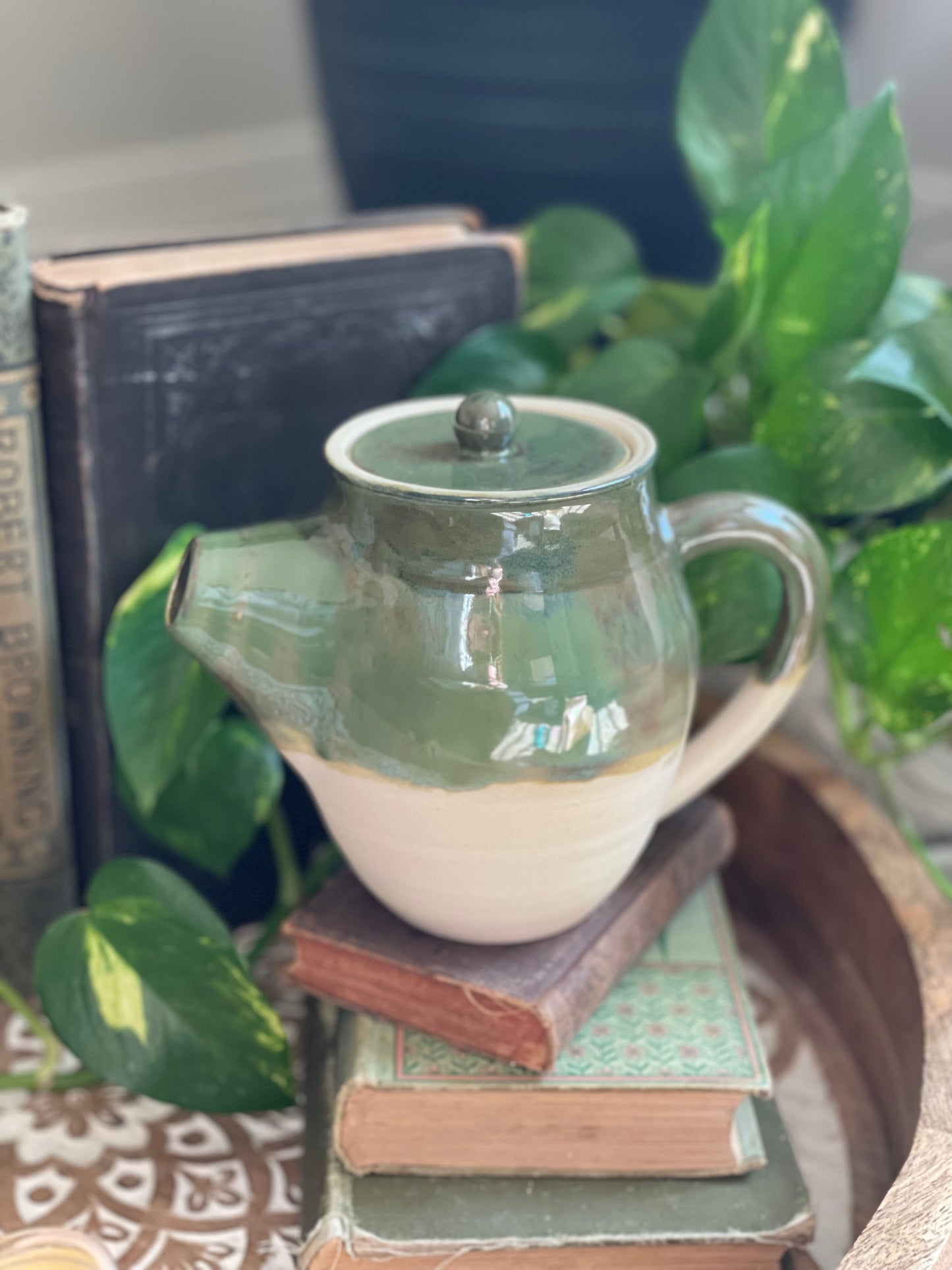Enchanted Green Teapot