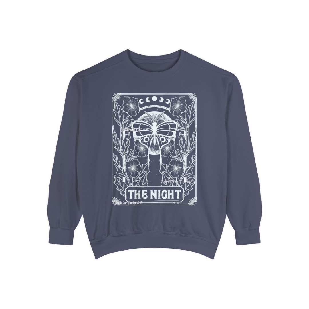 Night Tarot Cozy Sweatshirt (Comfort Colors brand)