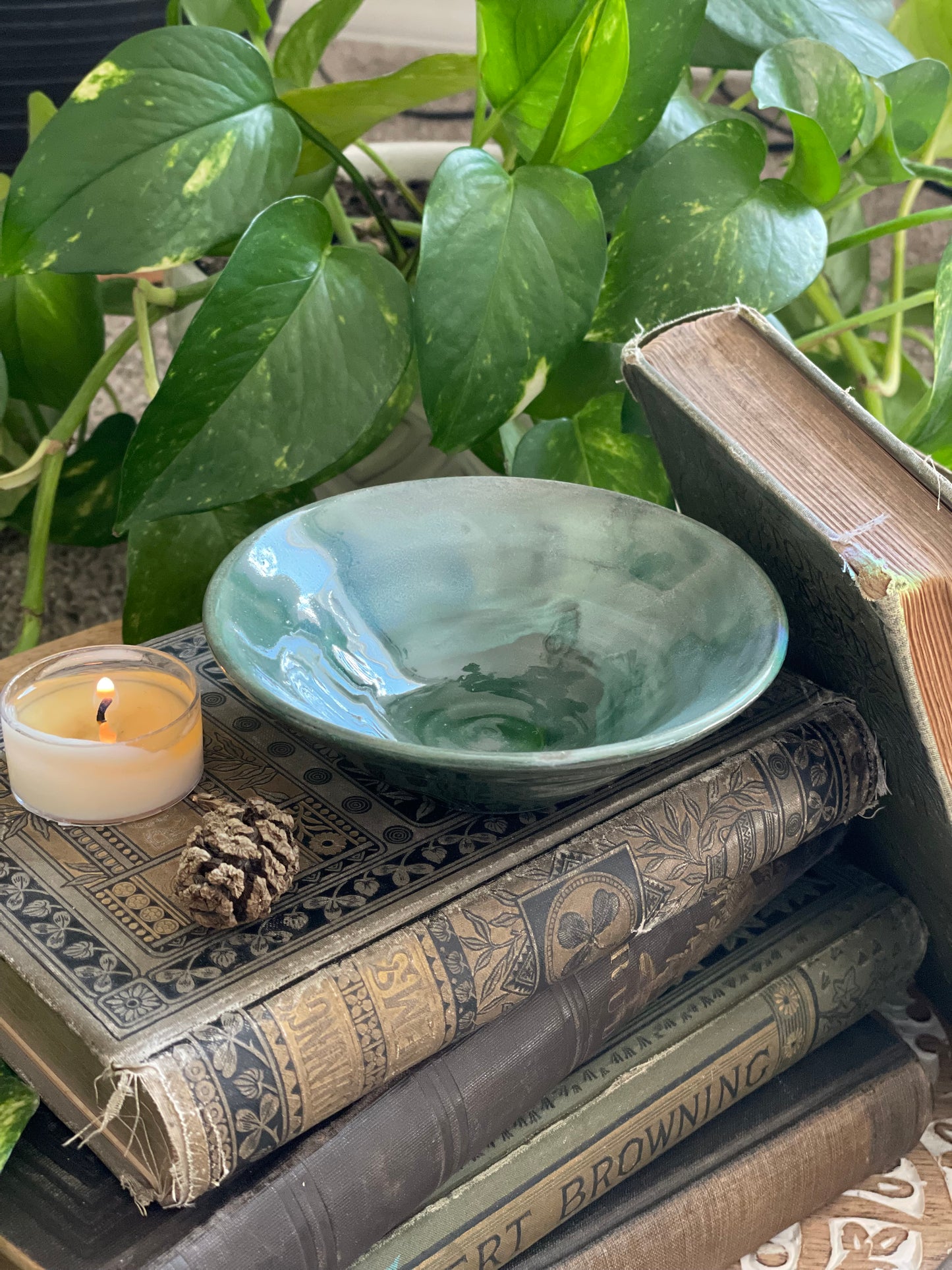 small snack bowl for green cottagecore kitchens