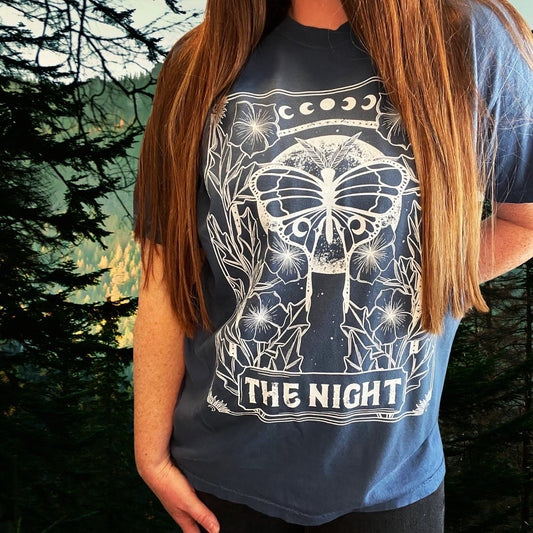 Night Tarot Tee Shirt (Comfort Colors brand)