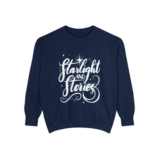 Starlight and Stories Cozy Sweatshirt (Comfort Colors brand)