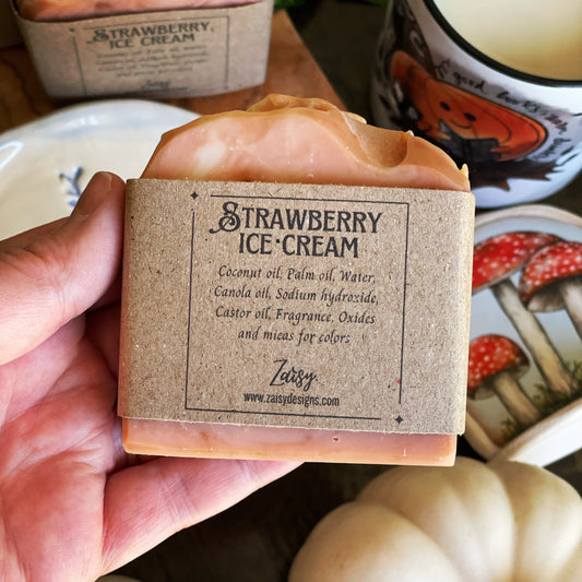 Strawberry Ice Cream Soap