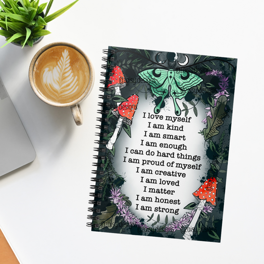 Inspirational Spiral Notebook - Self-Love Affirmations, Positive Quotes Journal, Mindfulness Note Organizer, Gifts for Students, [...]
