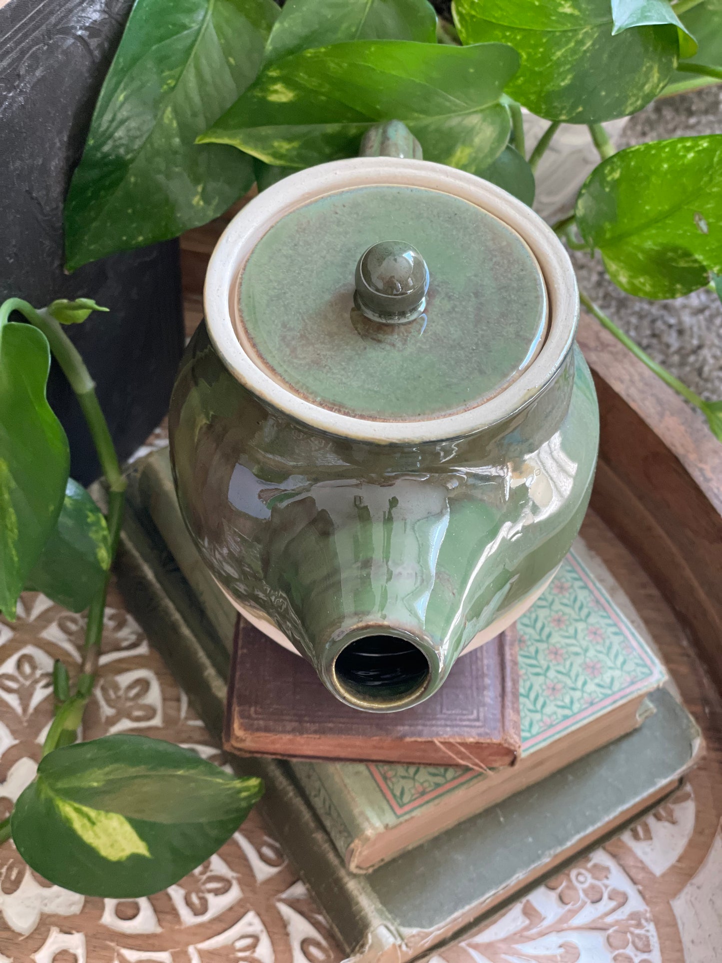 Enchanted Green Teapot