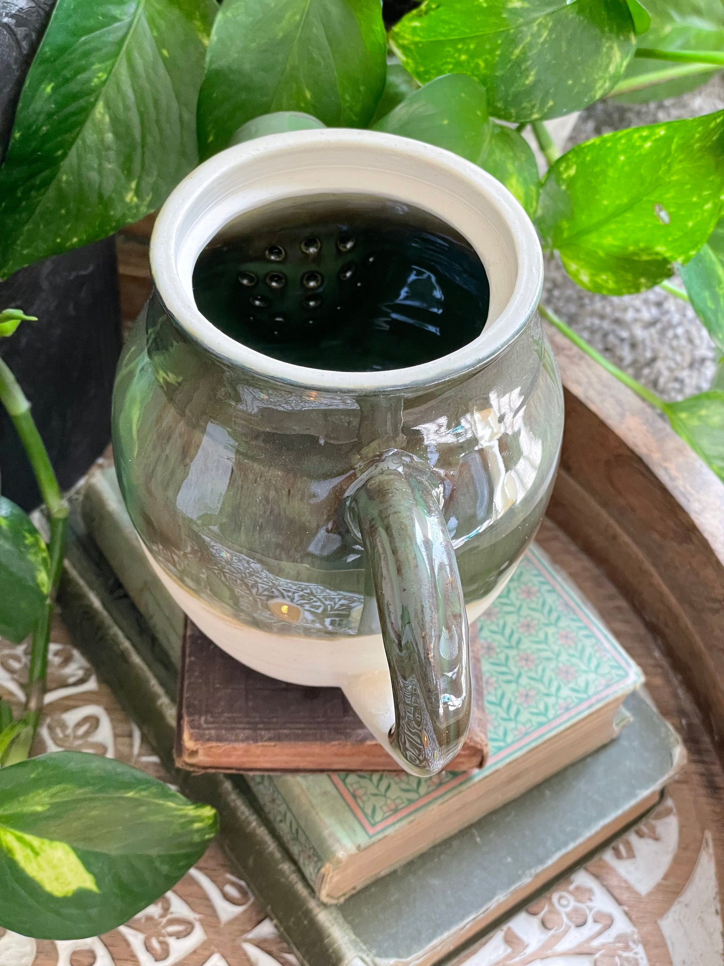Enchanted Green Teapot