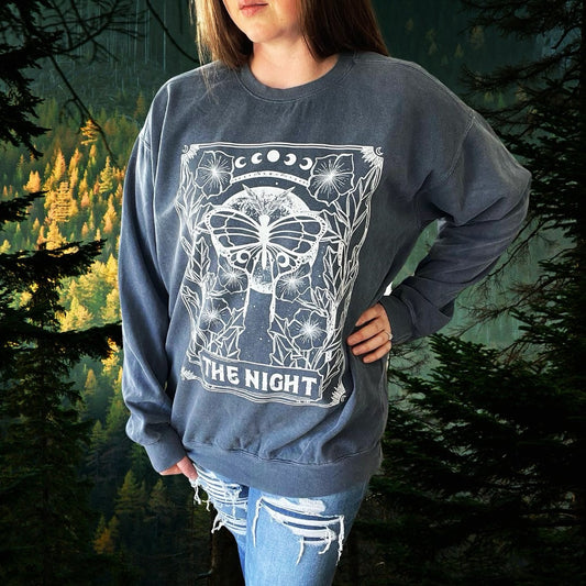 Night Tarot Cozy Sweatshirt (Comfort Colors brand)