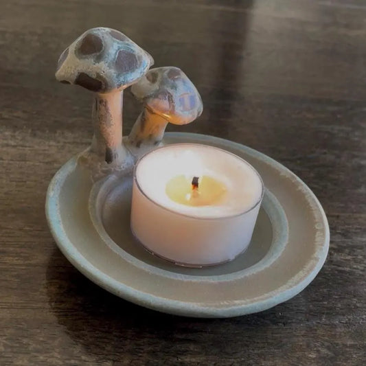 Mushroom Tealight Candle Holder