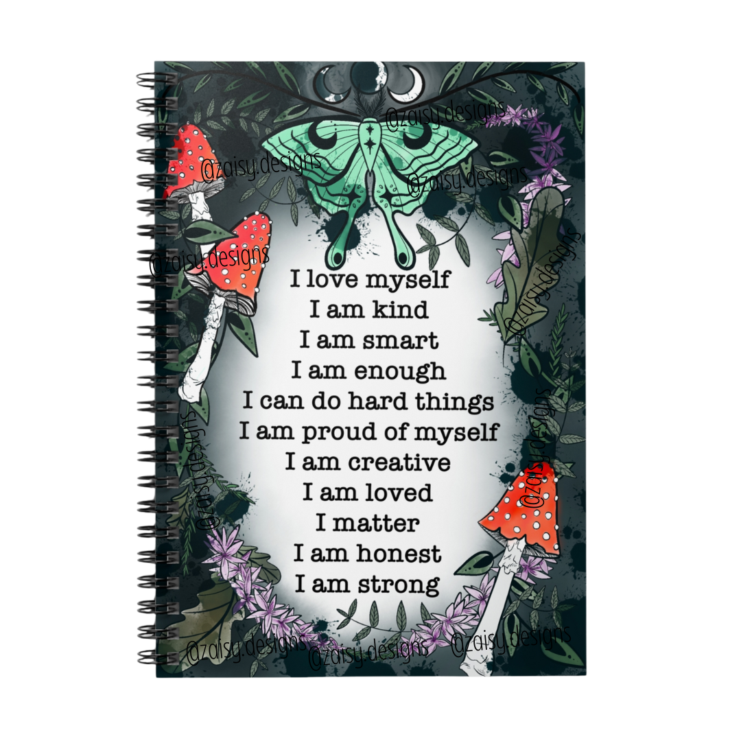 Inspirational Spiral Notebook - Self-Love Affirmations, Positive Quotes Journal, Mindfulness Note Organizer, Gifts for Students, [...]